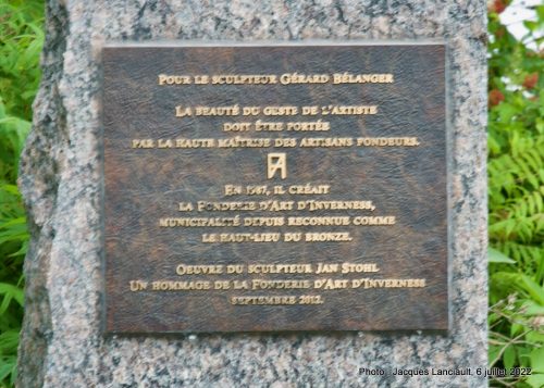 Gérard Bélanger par Jan Stohl, Inverness, Québec