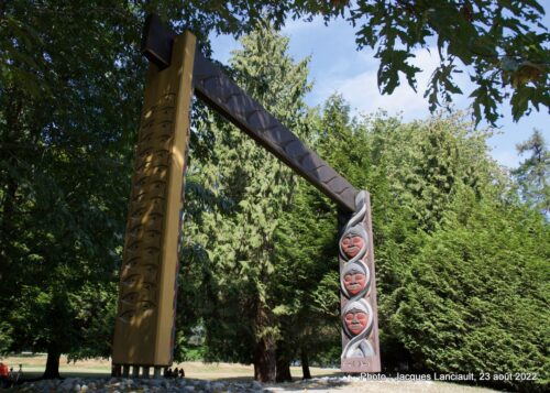 Totem Poles, parc Stanley, Vancouver, Colombie-Britannique