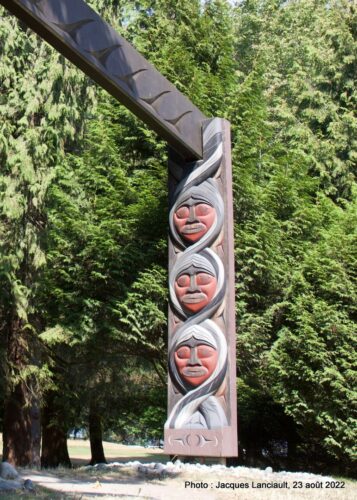 Totem Pole, parc Stanley, Vancouver, Colombie-Britannique