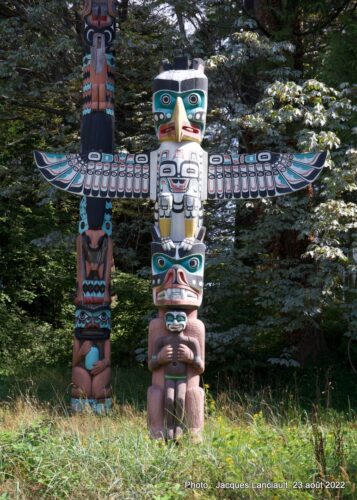 Totem Poles, parc Stanley, Vancouver, Colombie-Britannique