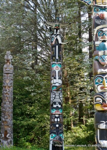 Totem Poles, parc Stanley, Vancouver, Colombie-Britannique
