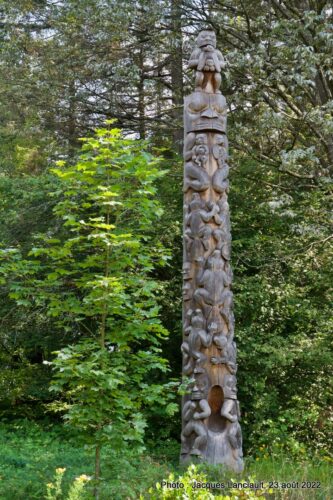 Totem Poles, parc Stanley, Vancouver, Colombie-Britannique