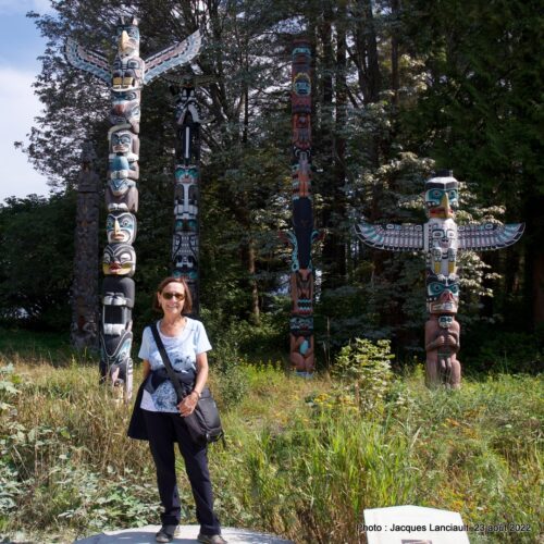 Totem Poles, parc Stanley, Vancouver, Colombie-Britannique