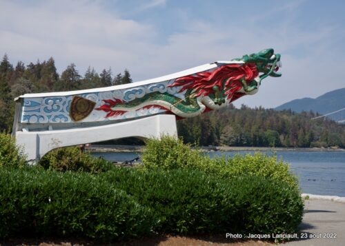 Proue du SS Empress of Japan, parc Stanley, Vancouver, Colombie-Britannique
