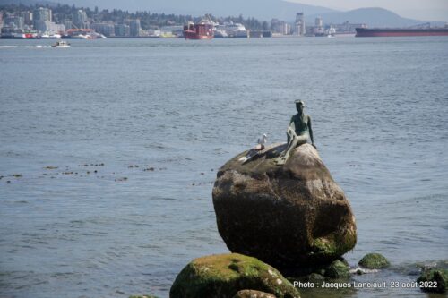 Girl in Wetsuit, parc Stanley, Vancouver, Colombie-Britannique