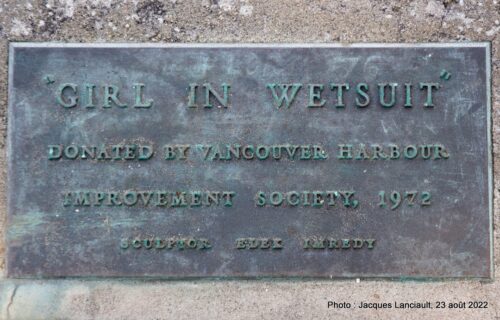 Girl in Wetsuit, parc Stanley, Vancouver, Colombie-Britannique