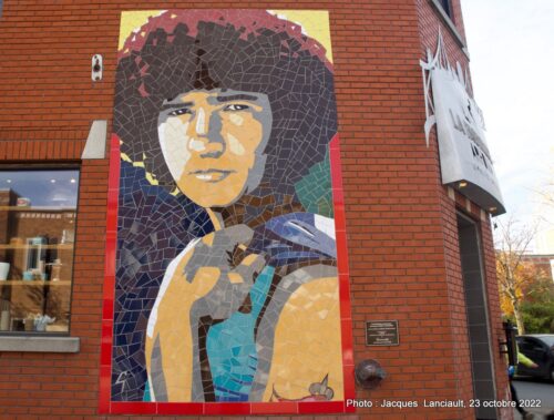 Murale de Robert Charlebois, Laurent Gascon, Montréal, Québec