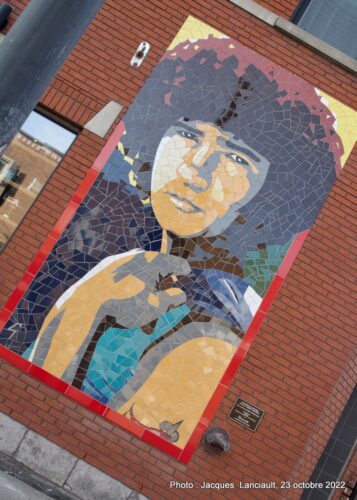Murale de Robert Charlebois, Laurent Gascon, Montréal, Québec