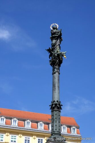 Colonne mariale de Leopold 1er, place Am Hof, Vienne, Autriche