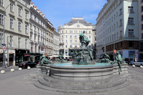Donnerbrunnen, Vienne Autriche