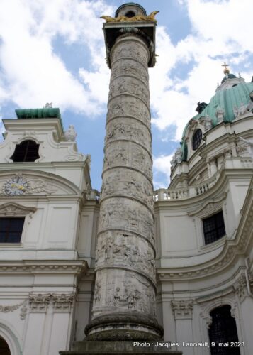 Église Saint-Charles-Borromée, Karlskirche, Vienne, Autriche