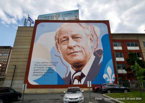 Murale René Lévesque, Kevin Ledo, Montréal, Québec