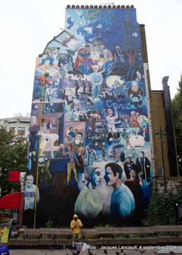 The Fitzrovia Mural, Londres, Royaume-Uni