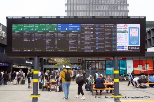 Gare Euston, Londres, Royaume-Uni