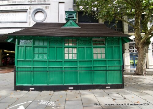 Cabmen’s Shelter, Embankment Place, Londres, Royaume-Uni