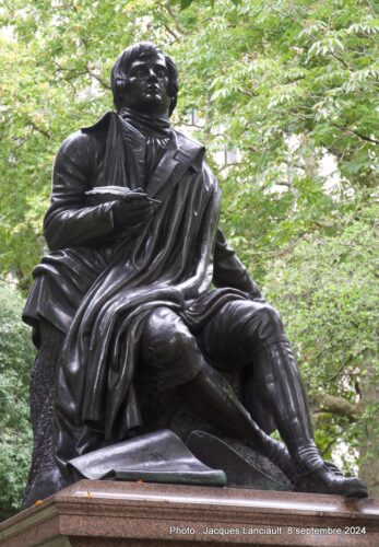 Mémorial de Robert Burns, Victoria Embankment Gardens, Londres, Royaume-Uni