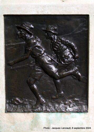 Mémorial de l’Imperial Camel Corps, Victoria Embankment Gardens, Londres, Royaume-Uni