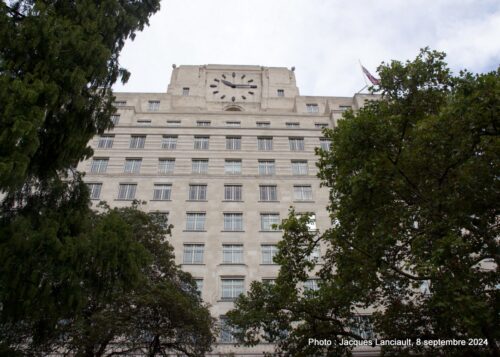 Shell Mex House, Victoria Embankment Gardens, Londres, Royaume-Uni