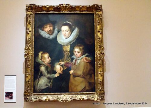 La famille de Jan Brueghel l’Ancien, Courtauld Gallery, Somerset House, Londres, Royaume-Uni