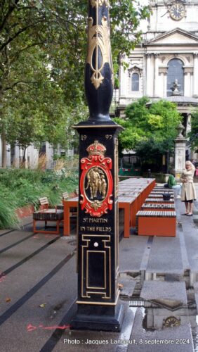 Lampadaire, Strand Aldwych, Londres, Royaume-Uni