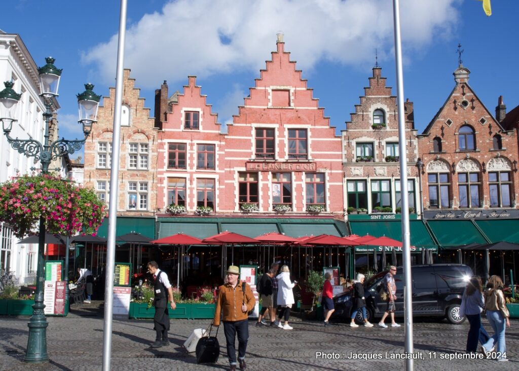 Maisons colorées, Bruges, Belgique