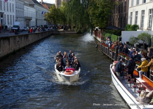 Canal Dijver, Bruges, Belgique