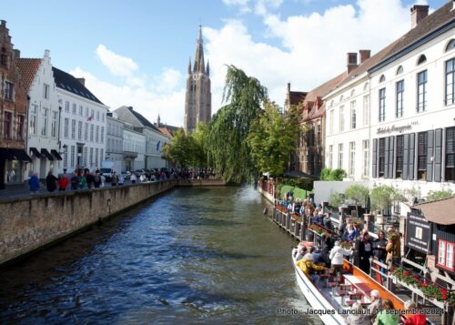 Canal Dijver, Bruges, Belgique