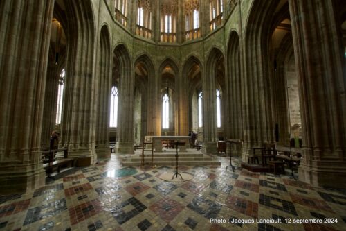 Église de l’abbaye du Mont-Saint-Michel, France