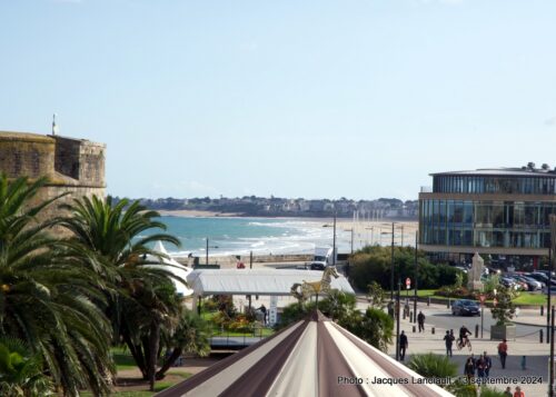 Chemin de ronde, Saint-Malo, Bretagne, France