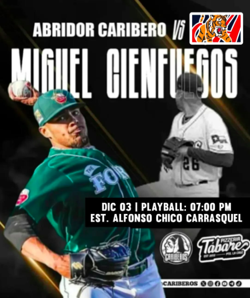 Quatre bonnes manches de travail pour Miguel Cienfuegos au Venezuela!
