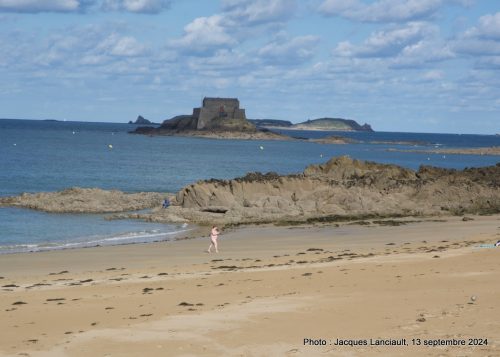 Plage du Môle, Saint-Malo, Bretagne, France