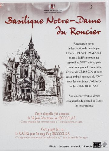Basilique Notre-Dame-du-Roncier, Josselin, Bretagne, France
