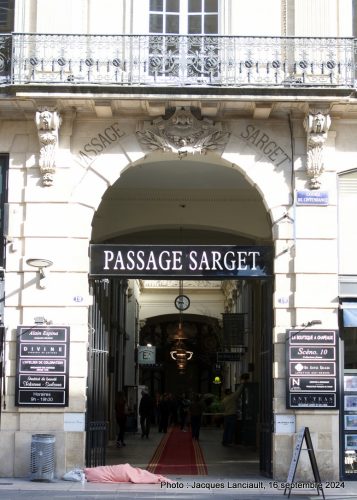 Passage Sarget, Bordeaux, Nouvelle-Aquitaine, France