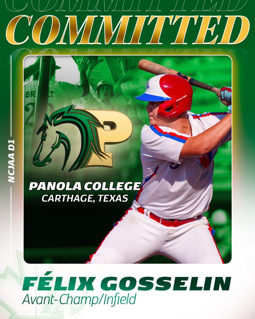 Félix Gosselin, Panola College, NJCAA DI