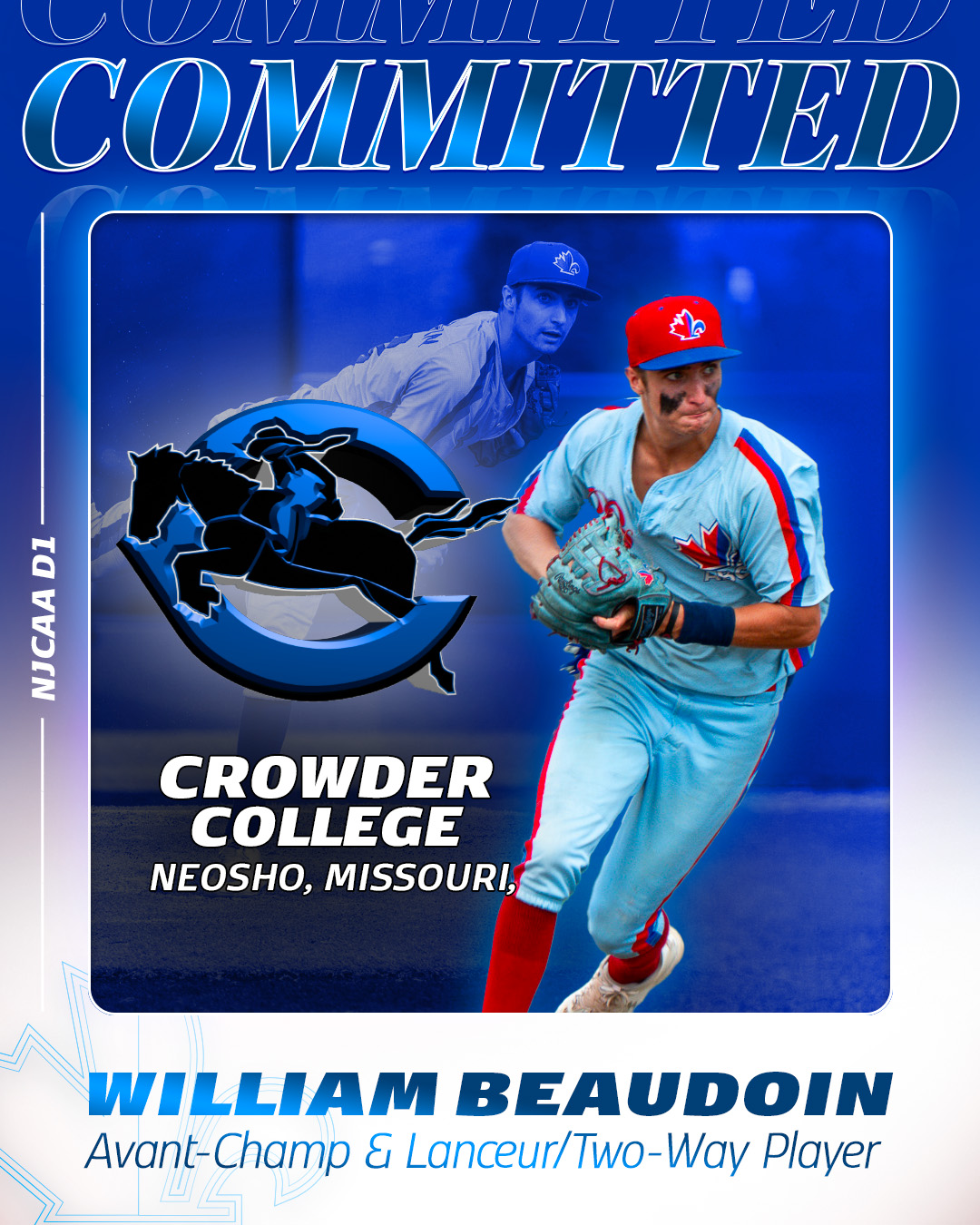 William Beaudoin, Crowder College, NJCAA DI