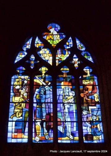 Vitraux, basilique Saint-Michel, Bordeaux, Nouvelle-Aquitaine, France