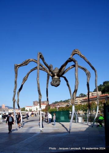 L’Araignée, Louise Bourgeois, musée Guggenheim, Bilbao, Espagne