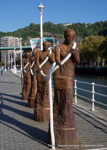 Las Sirgueras, paseo de Uribitarte, Bilbao, Espagne