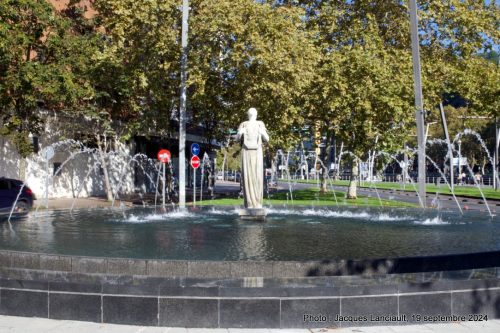 Fontaine de Melpomène, Paseo de Uribitarte, Bilbao, Espagne
