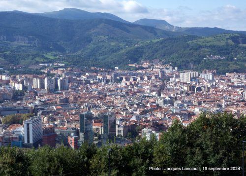 Belvédère du mont Artxanda, Bilbao, Espagne