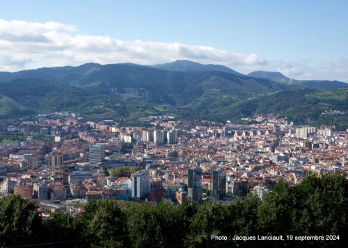 Belvédère du mont Artxanda, Bilbao, Espagne
