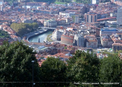Belvédère du mont Artxanda, Bilbao, Espagne