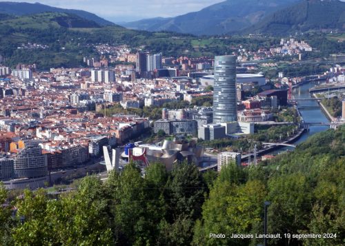 Belvédère du mont Artxanda, Bilbao, Espagne