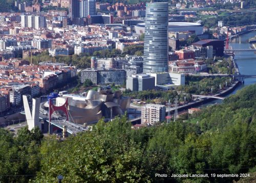 Belvédère du mont Artxanda, Bilbao, Espagne