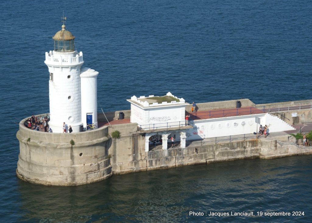 Phare, Port d’El Abra, Getxo, Espagne