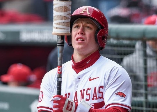 Charles Davalan, Université de l'Arkansas, NCAA DI