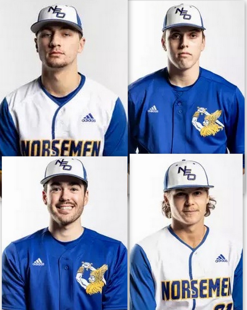 Tommy Caya, Édouard Tardif, Éliott Marin et Karel Boissonneault, Collège Northeastern Oklahoma A&M, NJCAA DI