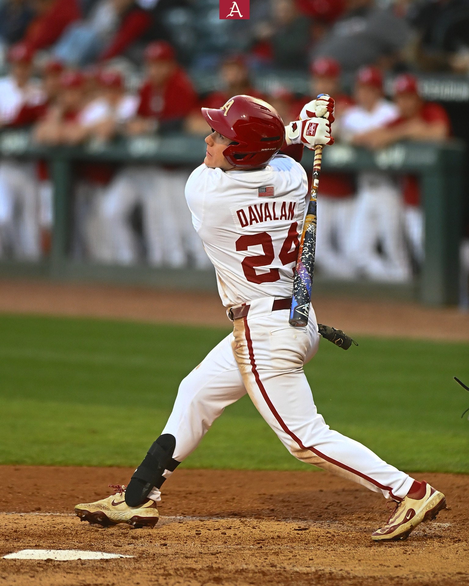 Charles Davalan, Université de l'Arkansas, NCAA DI