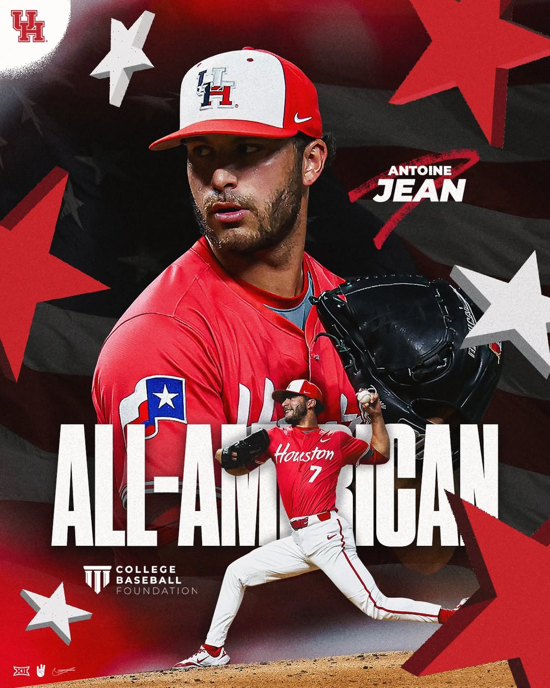 Antoine Jean, Université de Houston, NCAA DI