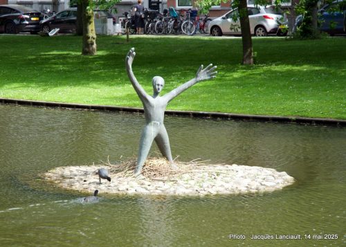 Le Jeune Homme sur l’île, Spoorsingel, Rotterdam, Pays-Bas